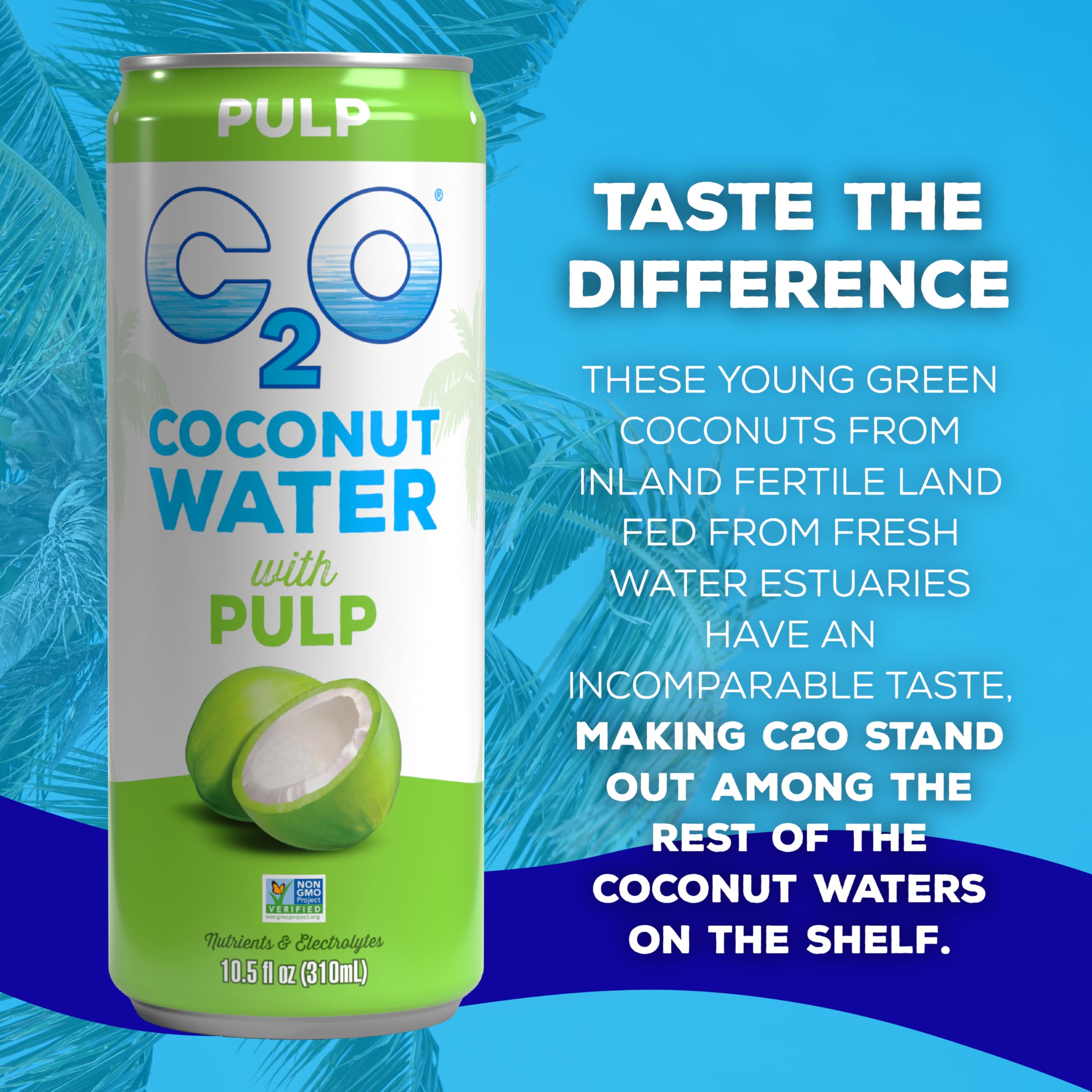 Amazon.com : C2O - Coconut Water, The Original Flavor with Pulp